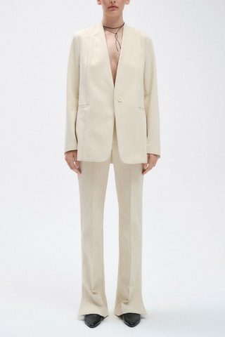 Chaqueta de algodón orgánico - Blanco