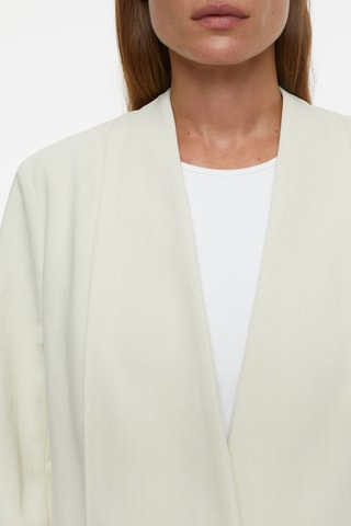 Chaqueta de algodón orgánico - Blanco