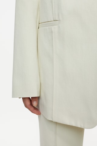 Chaqueta de algodón orgánico - Blanco