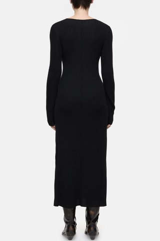 Robe pull en laine - Vert