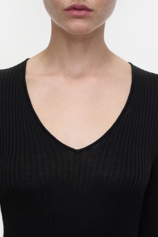 Robe pull en laine - Vert