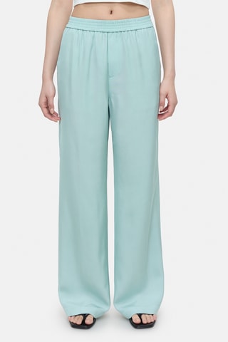 Pantalón straight. - Verde agua