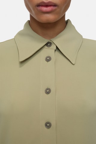 Chemisier slim - Vert clair