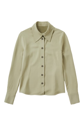 Chemisier slim - Vert clair
