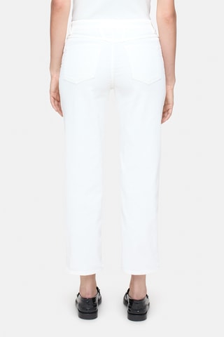 Pantalón straight. - Blanco