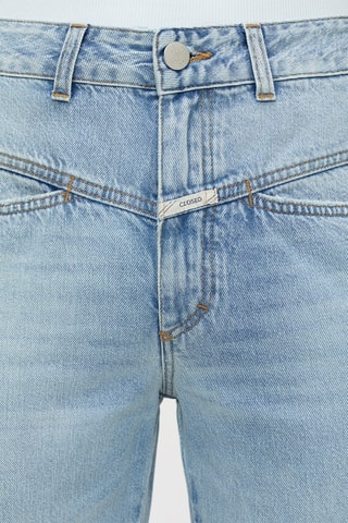 Vaquero tapered de tiro alto - Azul claro