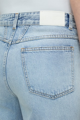 Vaquero tapered de tiro alto - Azul claro