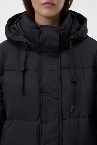 Anorak con capucha - Negro
