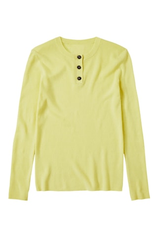 Top de cachemir - Amarillo claro