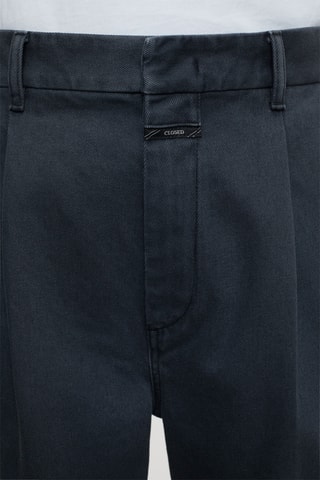 Vaquero loose de algodón orgánico - Gris oscuro