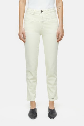 Vaquero tapered de algodón orgánico de tiro alto - Rosa claro