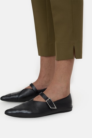 Pantalón slim fit 7/8 - Verde