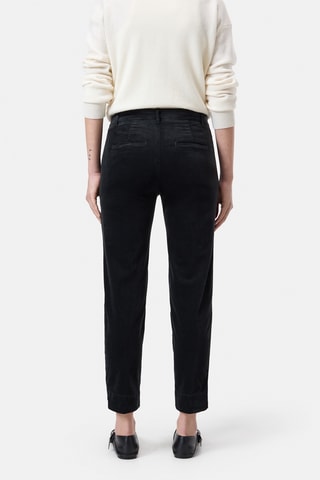 Pantalon en velours - Vert foncé