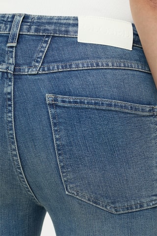 Vaquero skinny fit de tiro alto - Azul oscuro