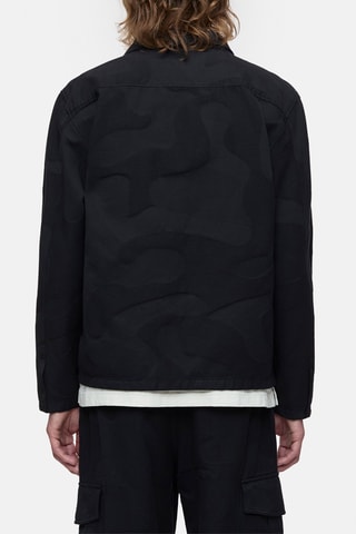 Sobrecamisa regular fit - Negro