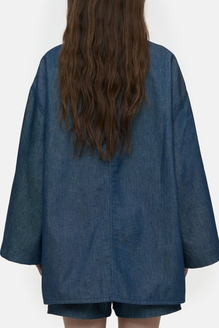 Camisa vaquera relaxed fit - Azul oscuro
