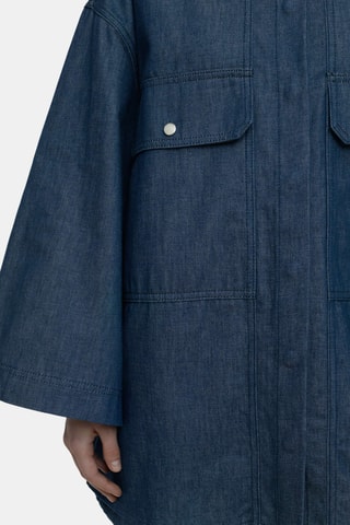 Camisa vaquera relaxed fit - Azul oscuro