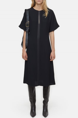 Vestido evasé - Negro