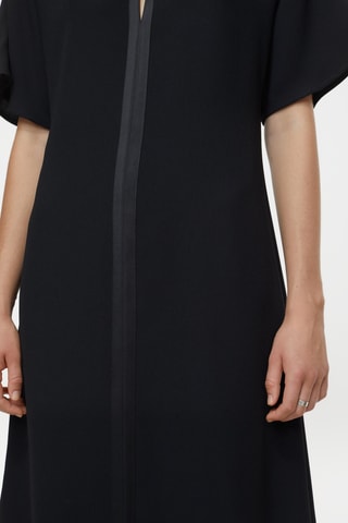 Vestido evasé - Negro