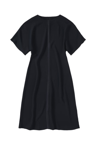 Vestido evasé - Negro
