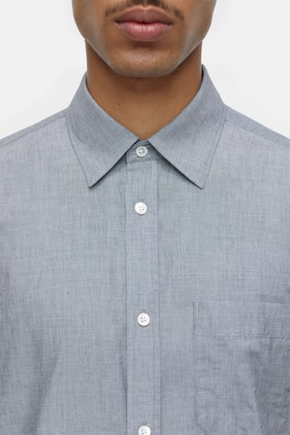 Camisa regular fit - Gris claro