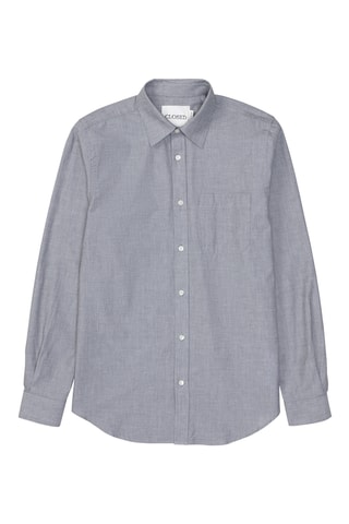 Camisa regular fit - Gris claro