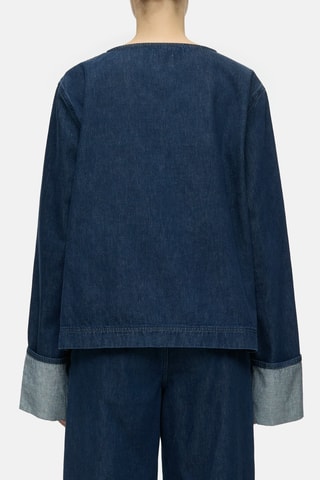 Blusa vaquera - Azul oscuro