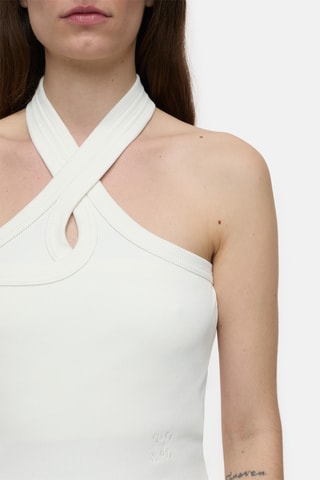 Top de algodón orgánico - Blanco