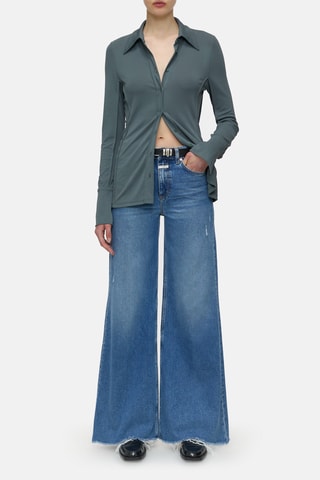 Camisa slim - Verde