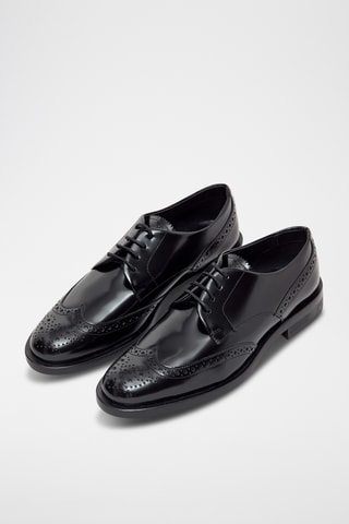 Richelieus de piel - Negro