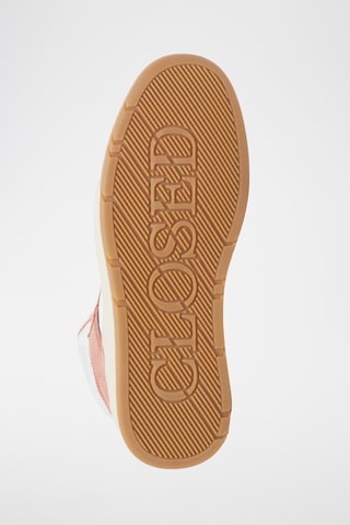Zapatillas altas de piel - Rosa