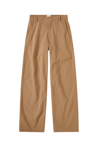 Pantalón straight. - Blanco