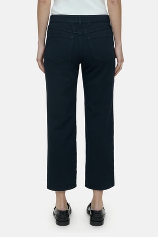 Pantalón straight de lino - Rosa claro