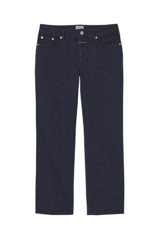 Pantalón straight de lino - Rosa claro