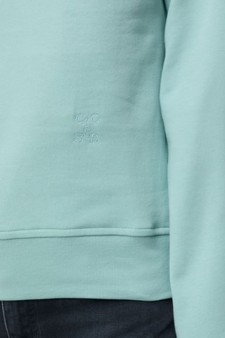 Sudadera de algodón orgánico - Verde agua