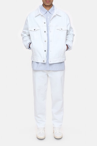 Chaqueta vaquera de algodón orgánico - Blanco