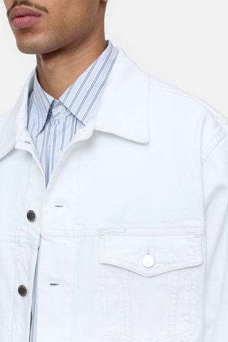 Chaqueta vaquera de algodón orgánico - Blanco