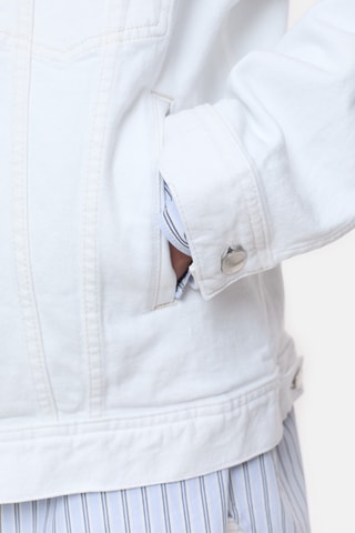 Chaqueta vaquera de algodón orgánico - Blanco