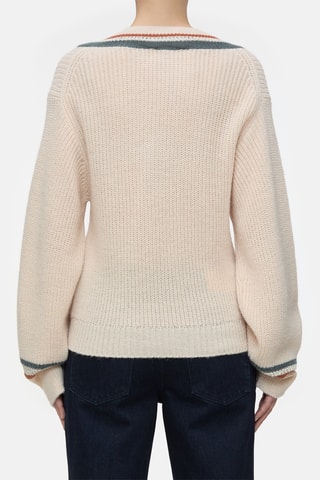 Jersey de alpaca y lana - Naranja claro