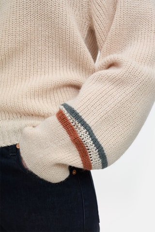 Jersey de alpaca y lana - Naranja claro