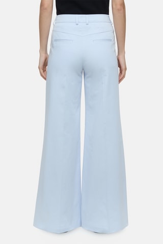 Pantalón de tiro alto wide leg - Azul