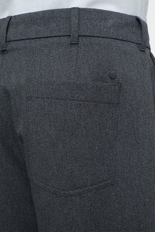 Pantalón loose de lana - Gris oscuro