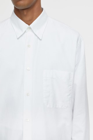 Sobrecamisa relaxed fit de algodón orgánico - Amarillo claro