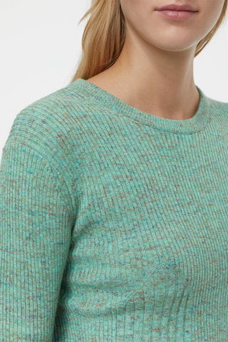 Jersey de lana y lino - Verde