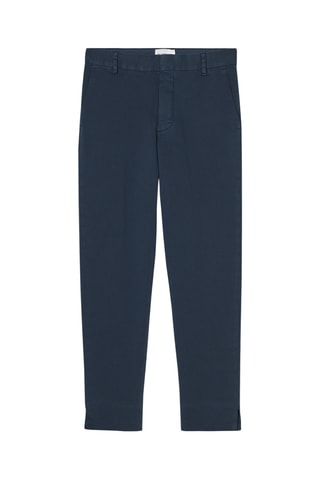 Pantalón slim de lino - Rosa claro
