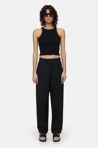 Crop top en coton biologique - Blanc