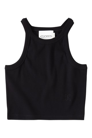 Crop top en coton biologique - Blanc