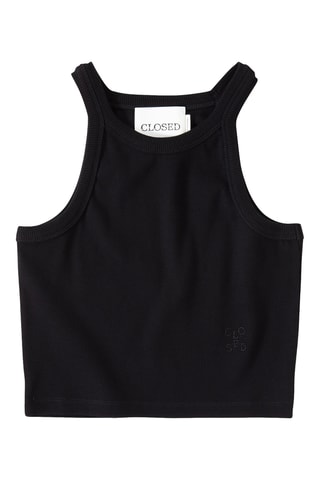 Crop top en coton biologique - Rose