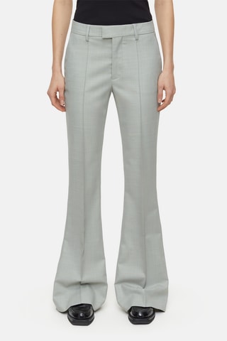Pantalón de lana virgen - Verde