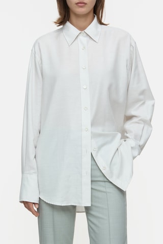 Camisa relaxed fit - Beige